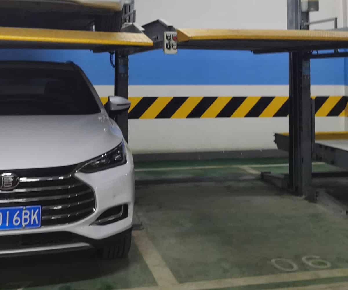 兩層簡(jiǎn)易升降立體車庫(kù)停車設(shè)備過(guò)驗(yàn)收