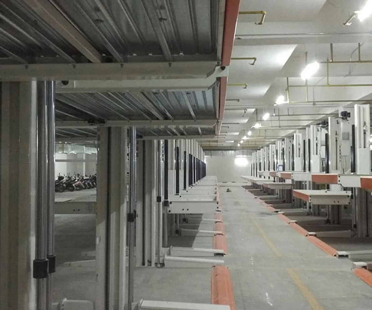 雙柱升降式機械式停車設(shè)備維保