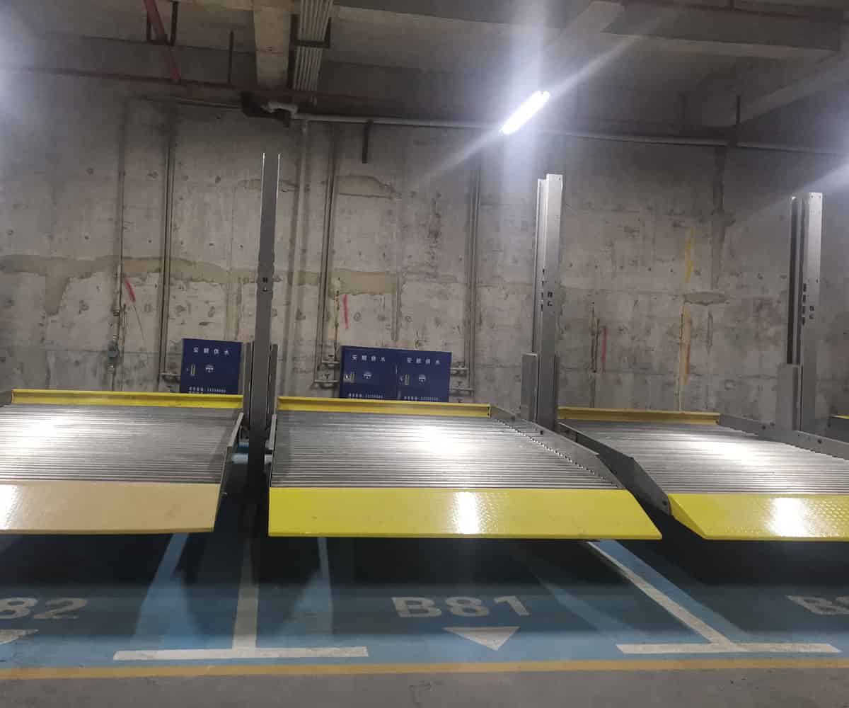涪陵地下室升降式機(jī)械停車設(shè)備改造
