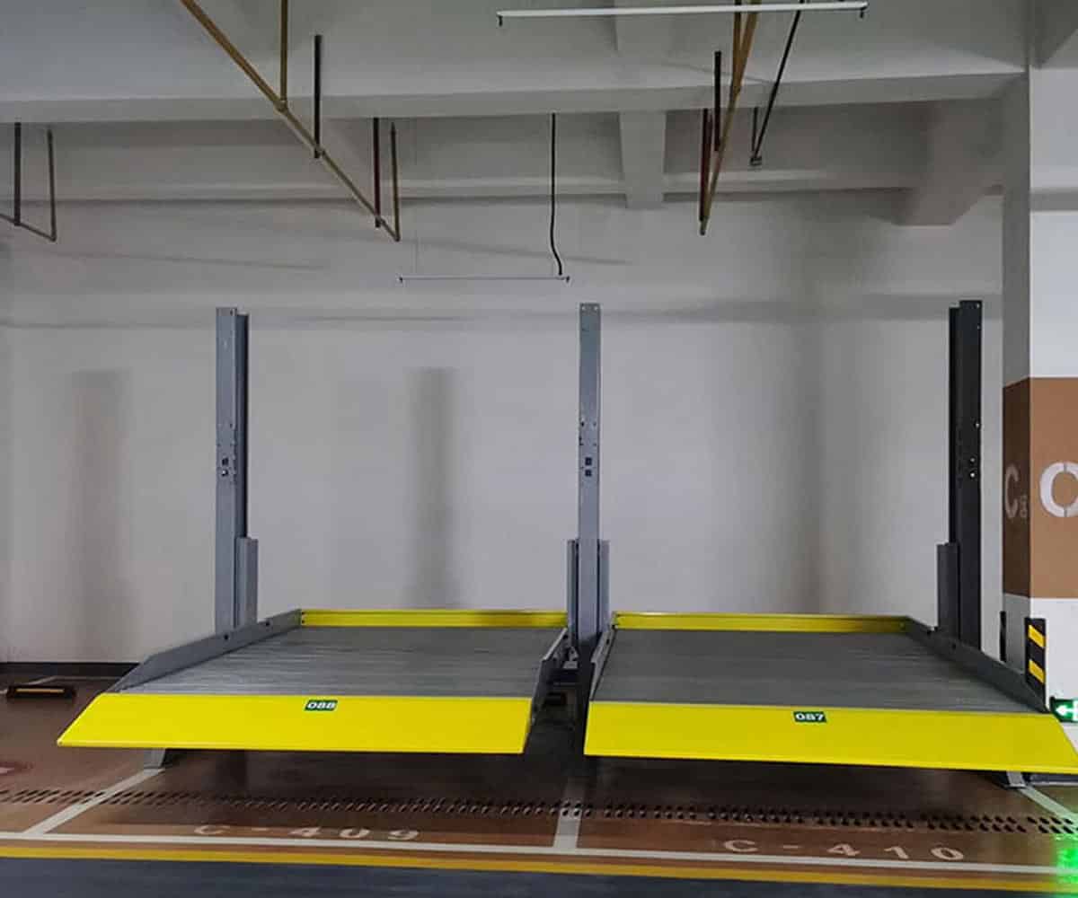 城口四柱升降式機(jī)械停車設(shè)備改造