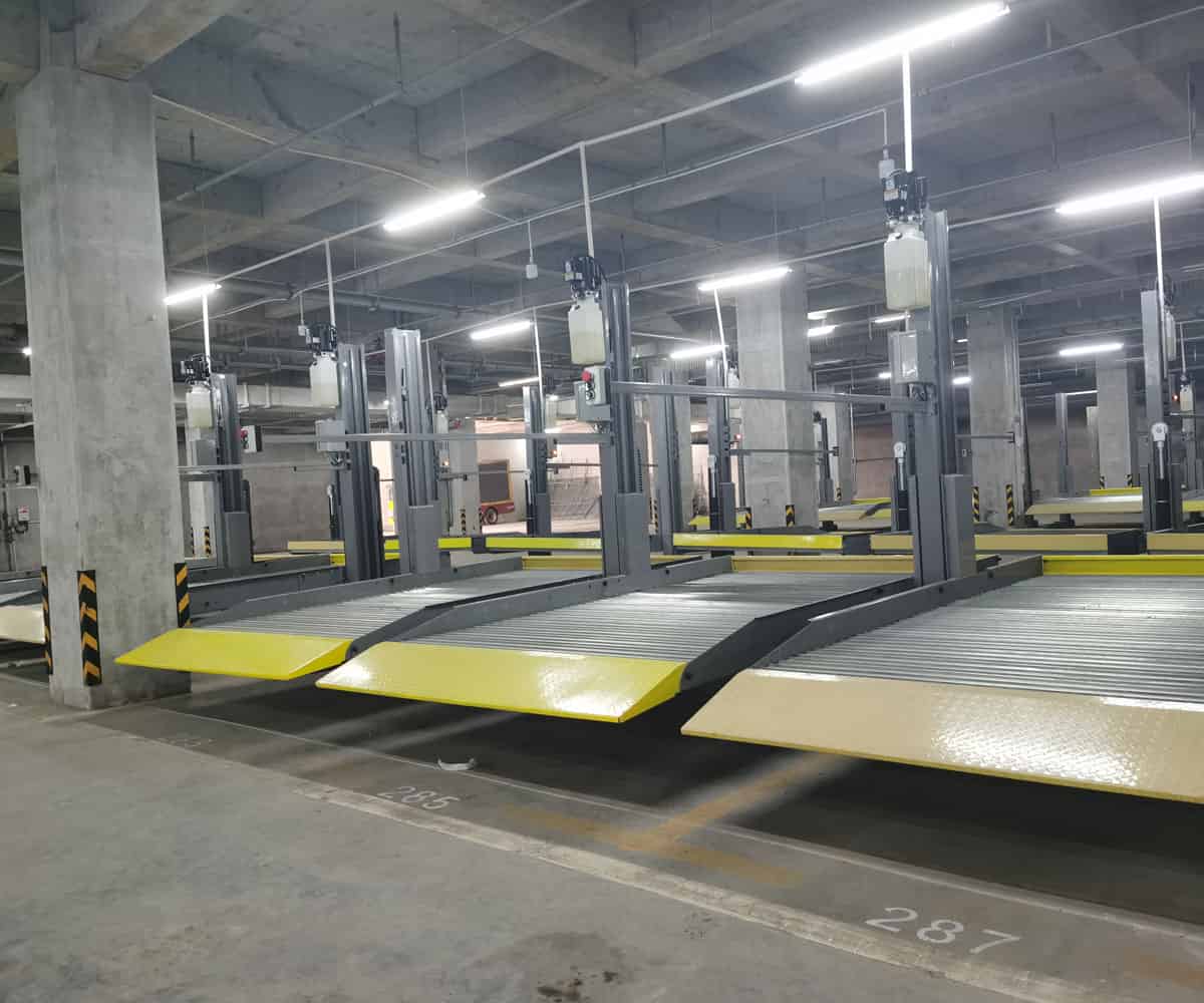 兩層升降立體停車(chē)場(chǎng)過(guò)規(guī)劃