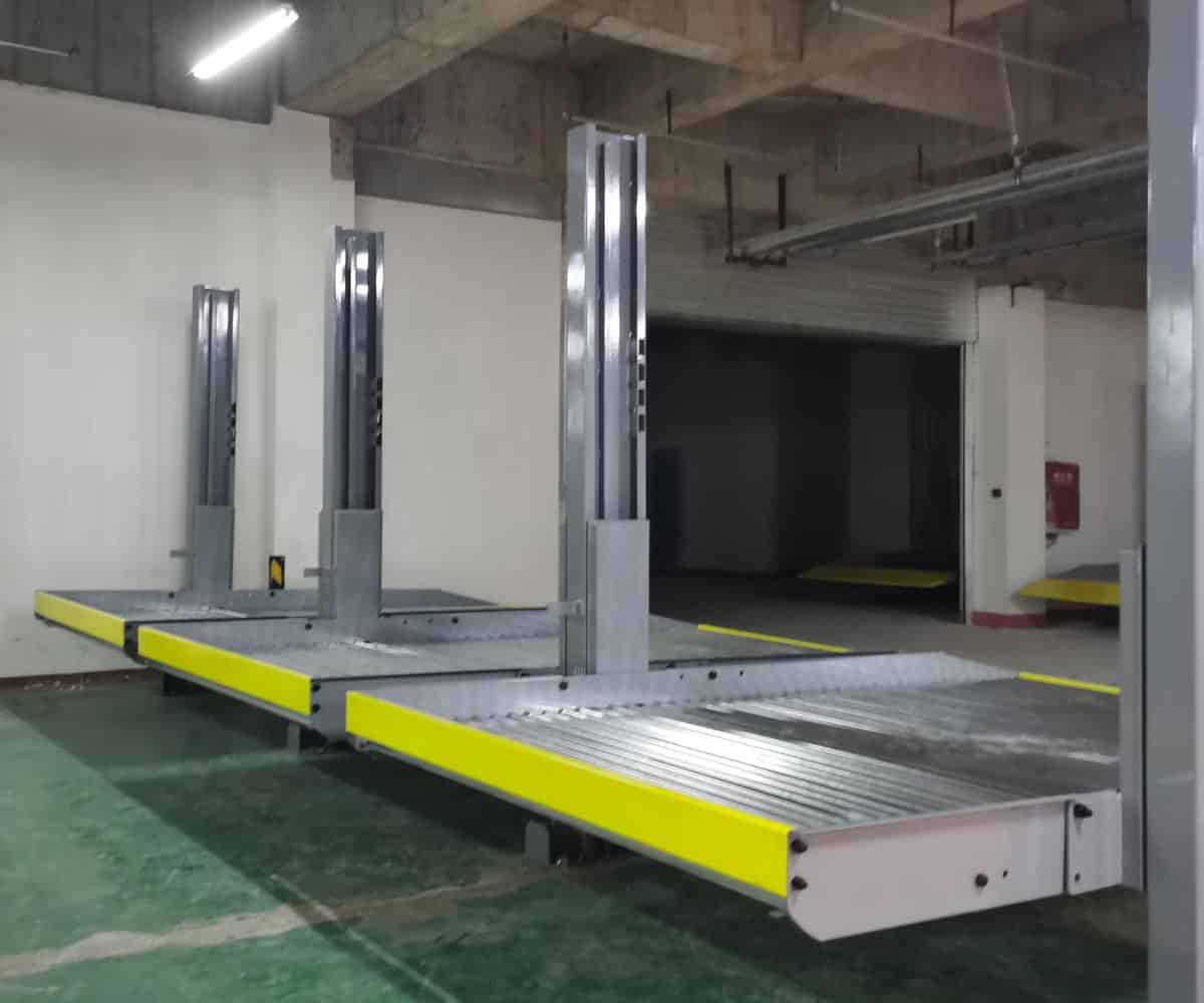 兩層立體停車設(shè)備改造
