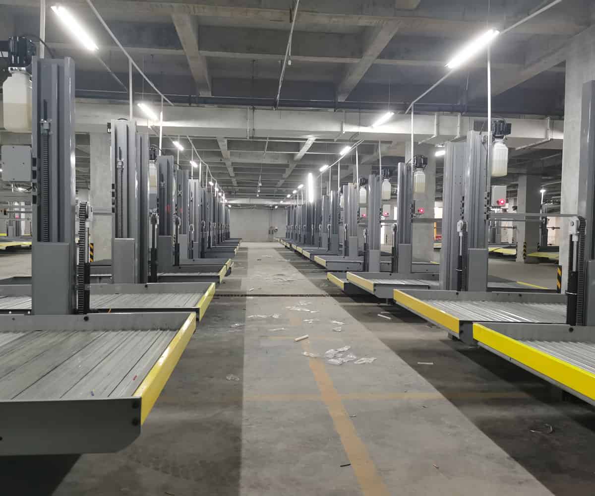 武隆兩層升降平移機(jī)械式立體車庫(kù)拆除