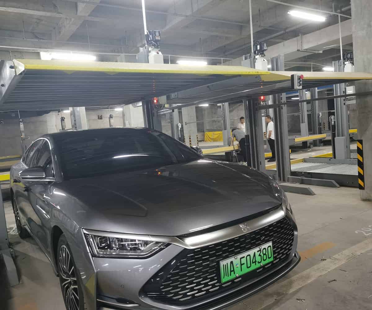 豐都小區(qū)兩層簡易式機(jī)械停車場