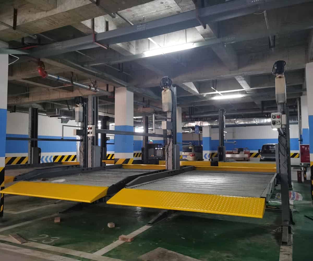 涪陵小區(qū)雙柱簡(jiǎn)易升降機(jī)械式停車位