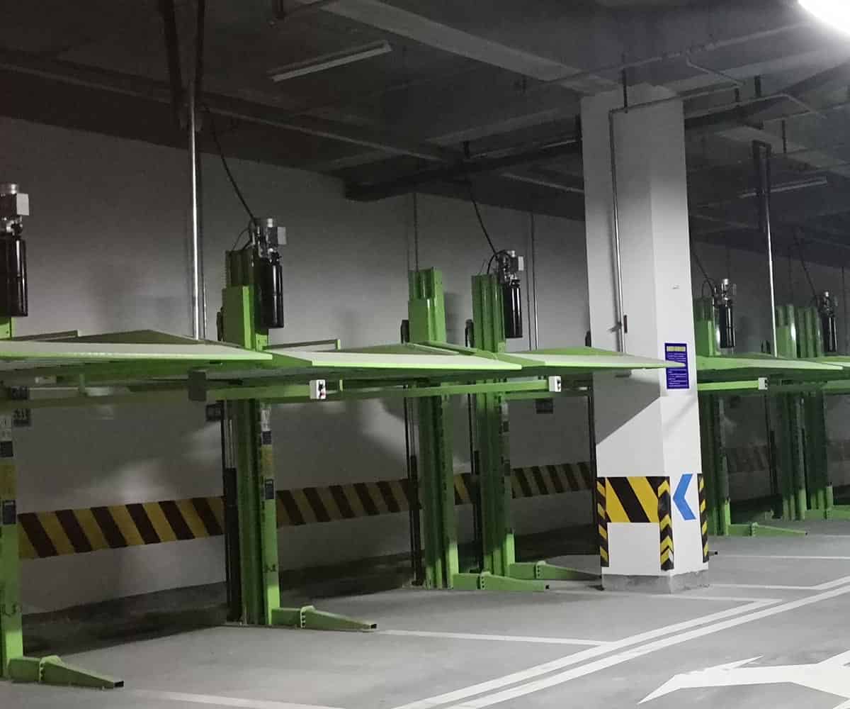 小區(qū)地下室升降式機(jī)械車庫