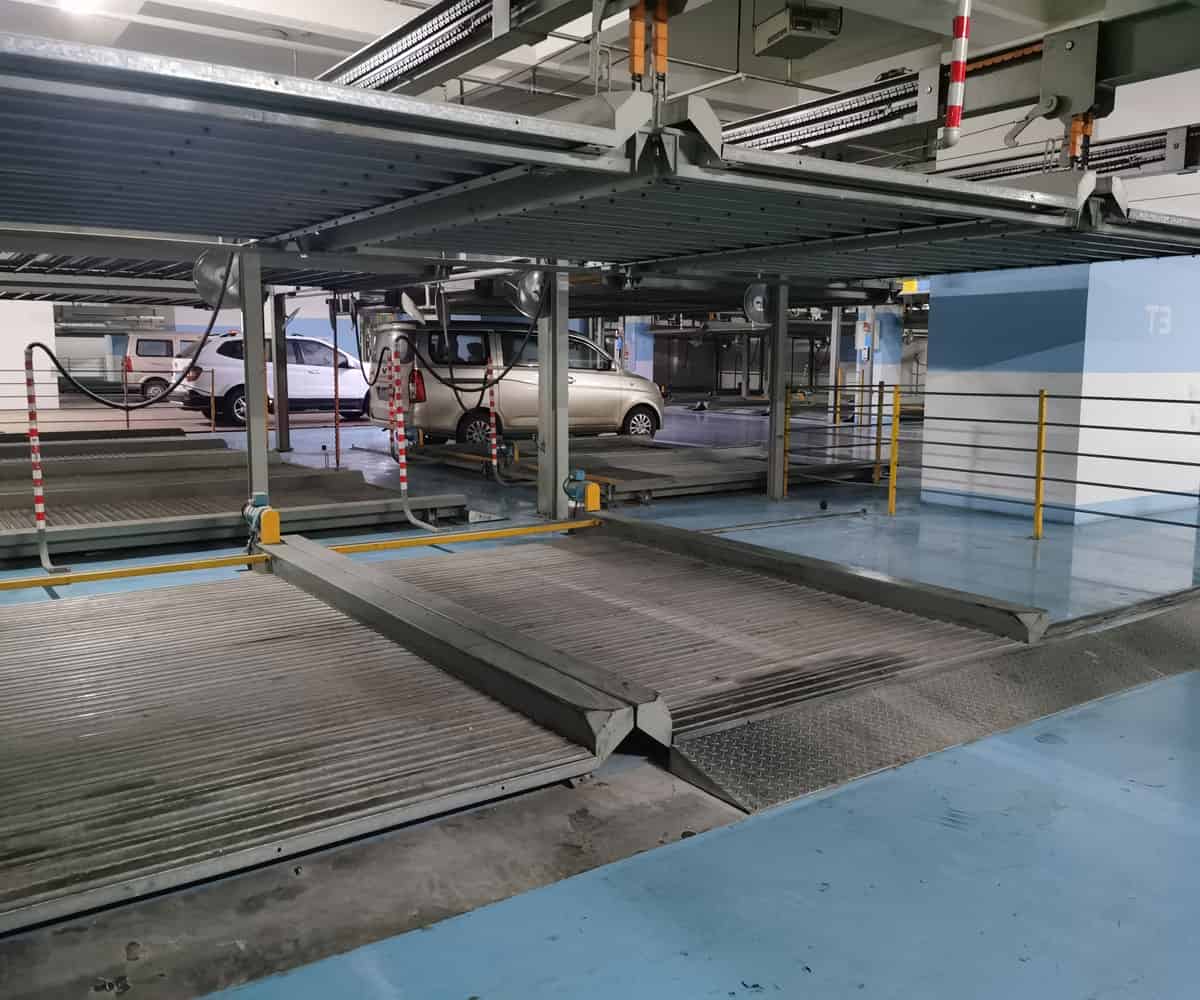 二層升降橫移式機(jī)械車庫