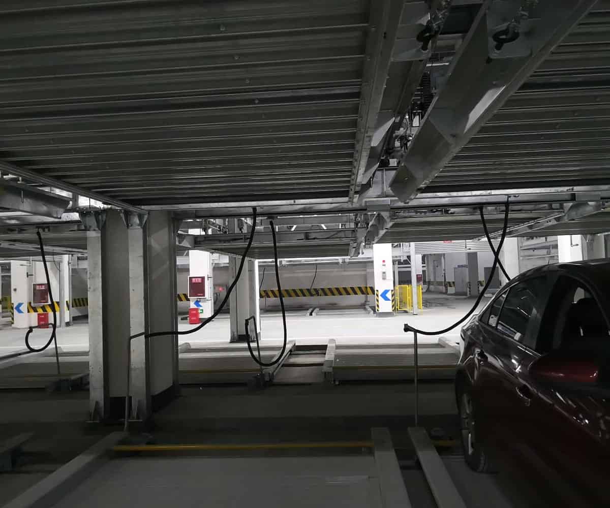 城口三層升降橫移式停車位