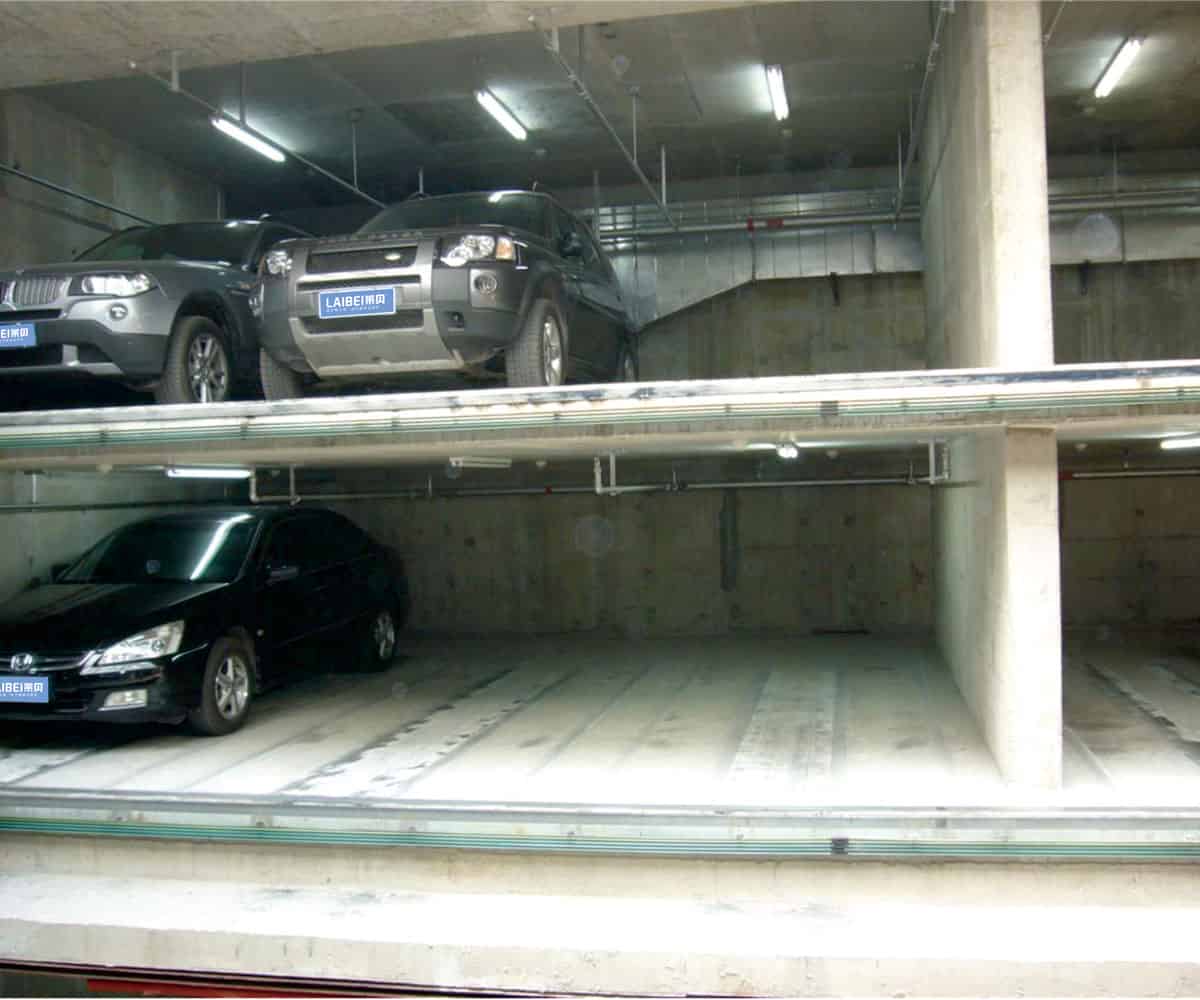 智能巷道堆垛機械車位