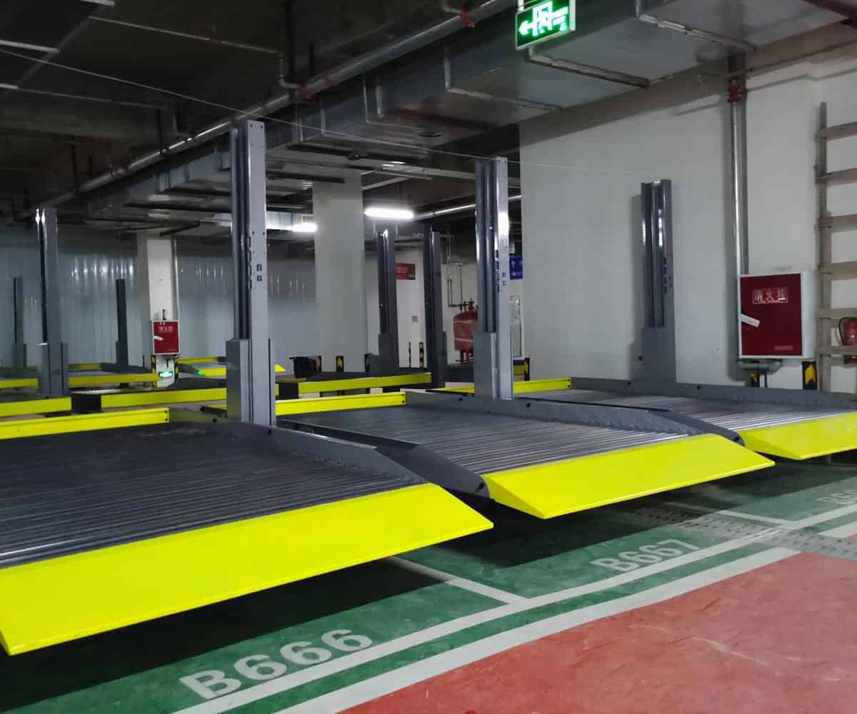 梁河升降橫移式立體車庫的組成部分